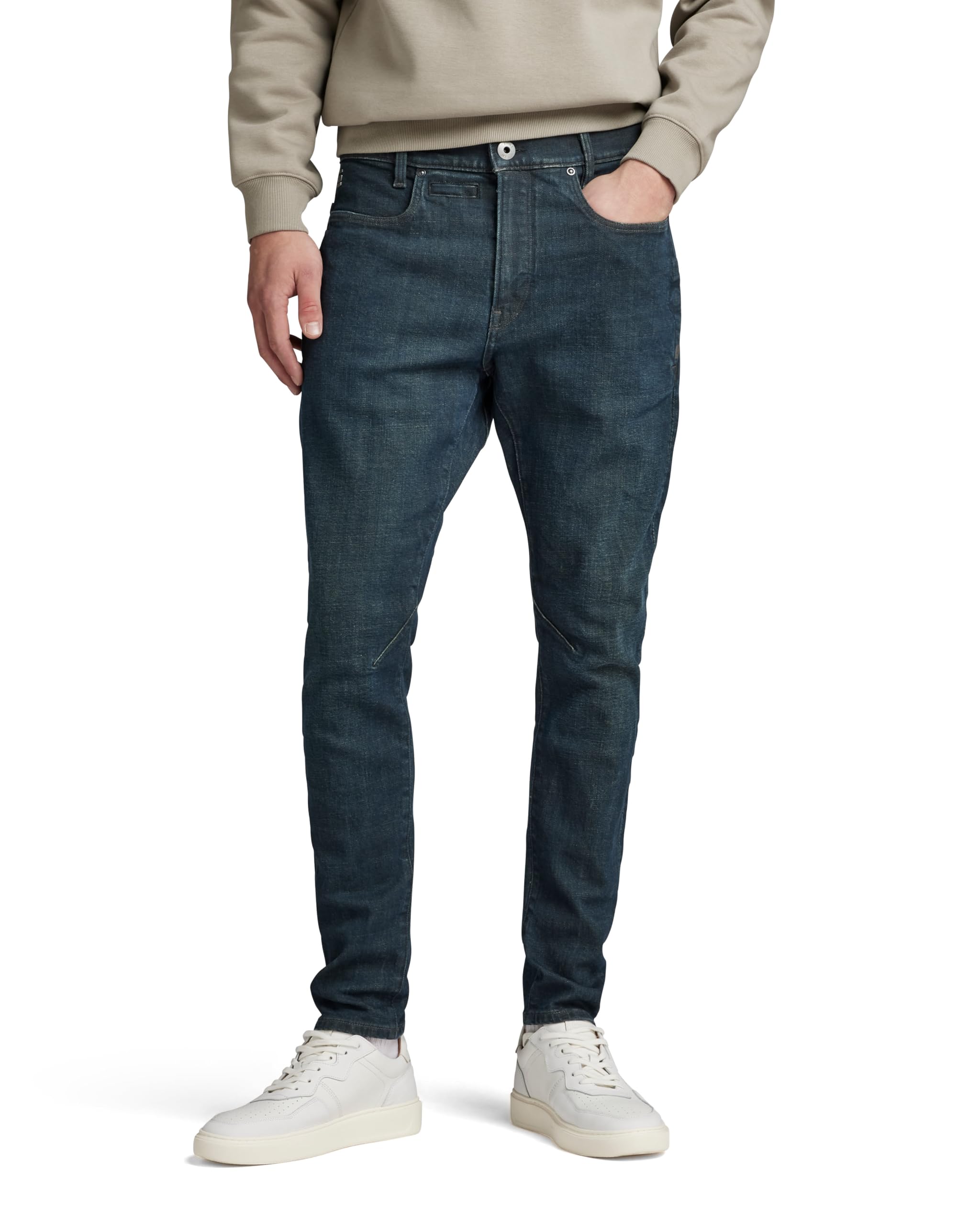 G-STAR Raw Men's 3301 Straight Fit Jean in Cyclo Stretch Denim