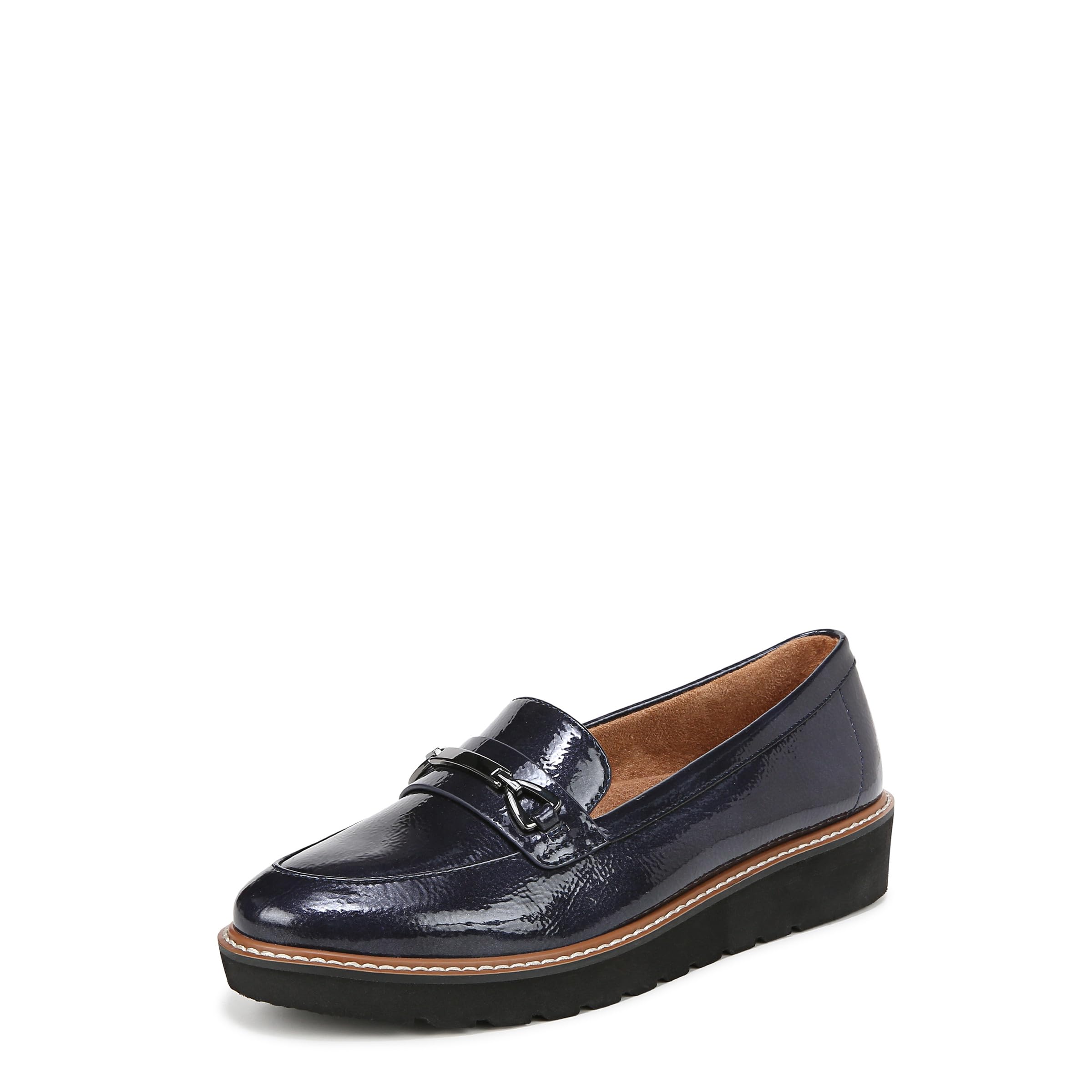 Naturalizer Womens Elin Platform Lug Sole Loafer Loafer