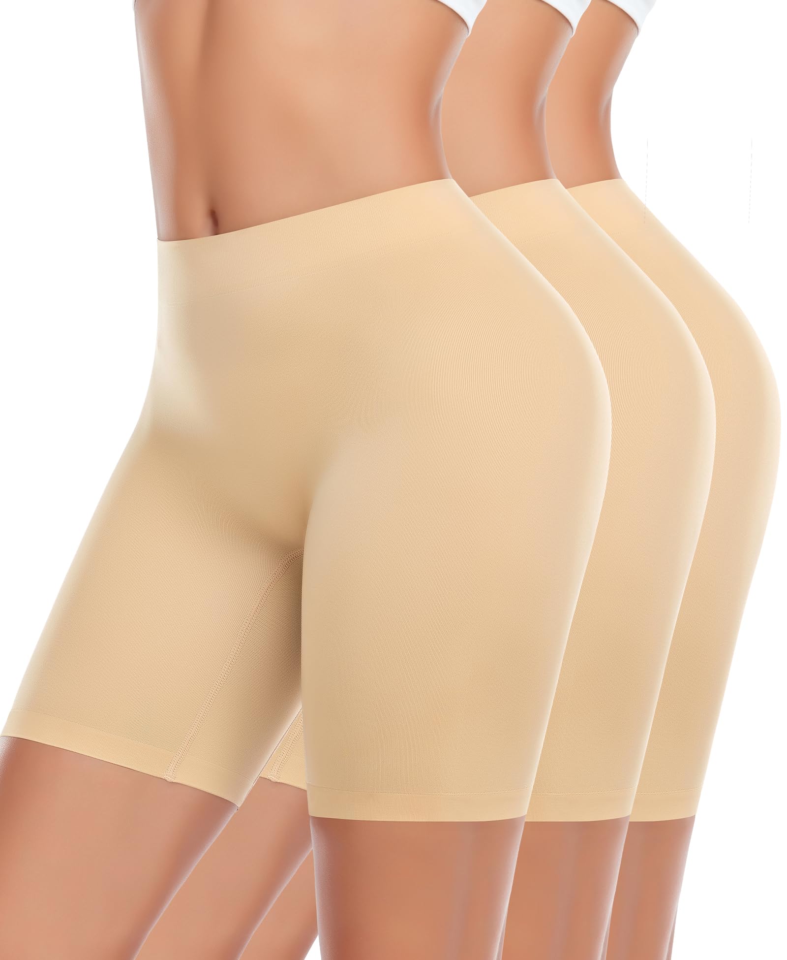 YARRCO Women's Anti-Friction Thigh Shorts Under Skirt Invisible Leggings Short S