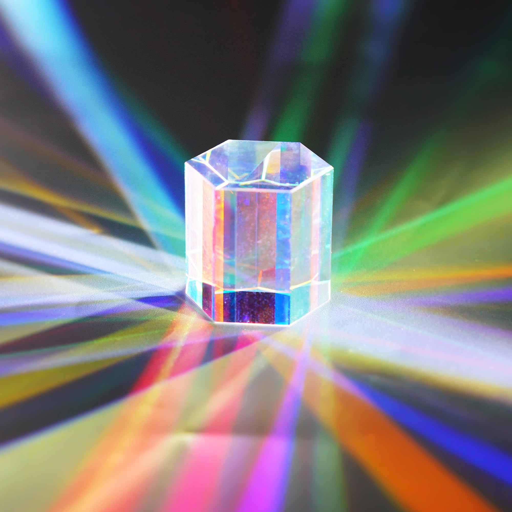 1.2'' Optical Glass RGB Dispersion Prism X-Cube for Physics Teaching Gift | Pris