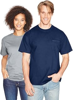 Cotton T-Shirt with Pocket by Hanes