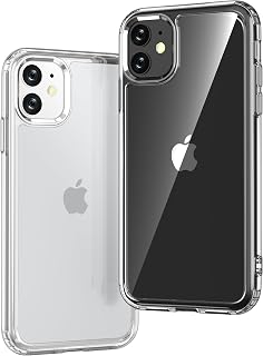 ONES for iPhone 11 Slim Case Clear, [PC + TPU Hybrid][Military-Grade Drop Protection][Anti-Yellowing], Shockproof Silicone Hard Cover for iPhone 11, Transparent Case