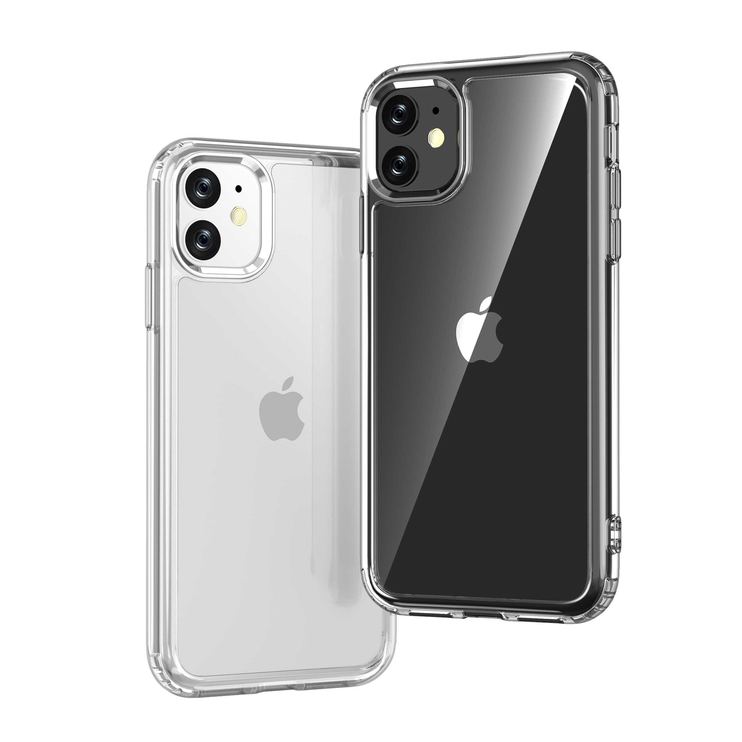 ONES for iPhone 11 Slim Case Clear, [PC + TPU Hybrid][Military-Grade Drop Protec