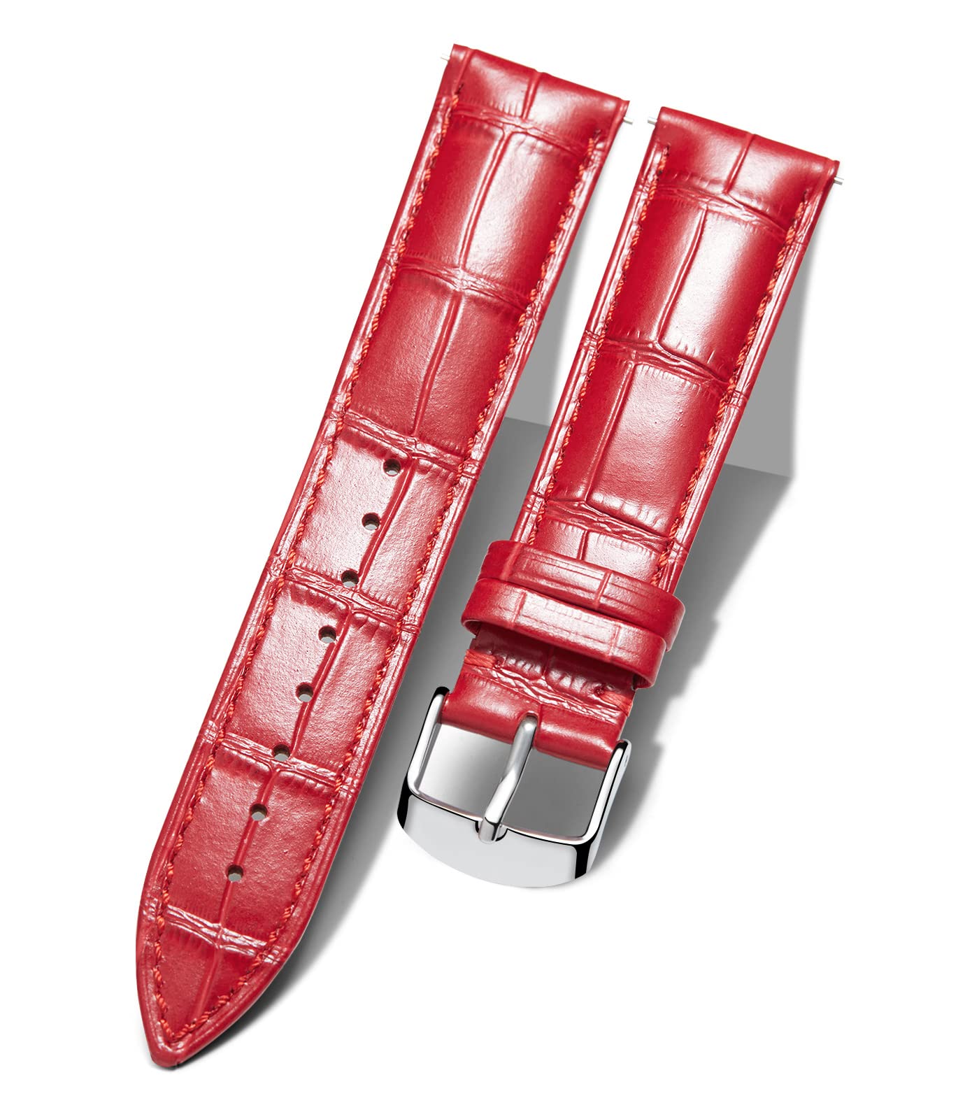 BINLUN Leather Watch Strap 10 mm, 12 mm, 13 mm, 14 mm, 15 mm, 16 mm, 17 mm, 18 m