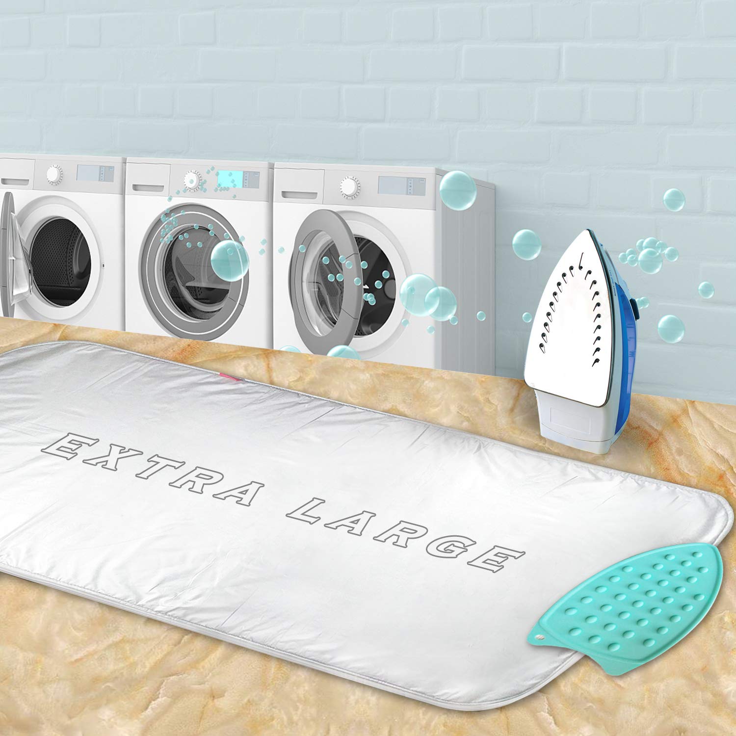 Ironing Mat, Extra Large Thick Ironing Blanket Portable Ironing Pad