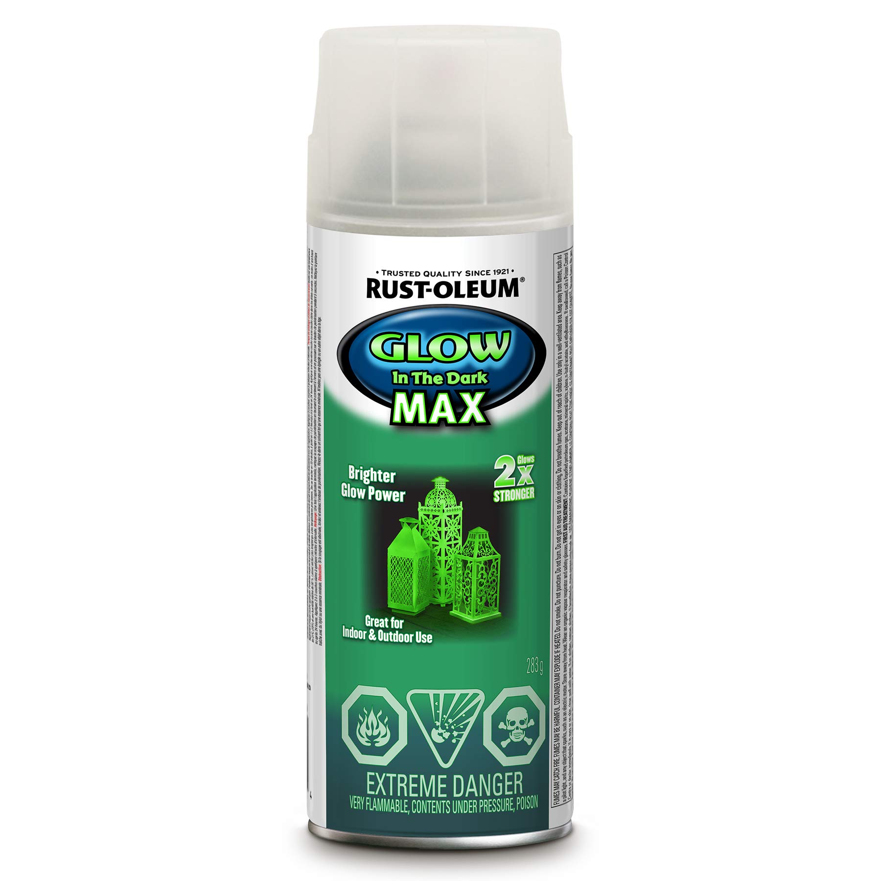 Specialty Glow in the Dark MAX Spray Paint in Clear Glow