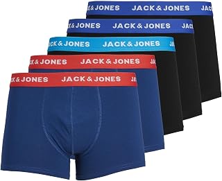 Jack & Jones JacLee Trunks 5 Pack Noos Boxer Uomo (Pacco da 5)