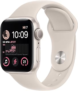 Apple Watch SE (2nd Generation) (GPS, 40 mm) - Aluminium Case Polar Star with Sports Strap Polar Star - Regular (Refurbished)