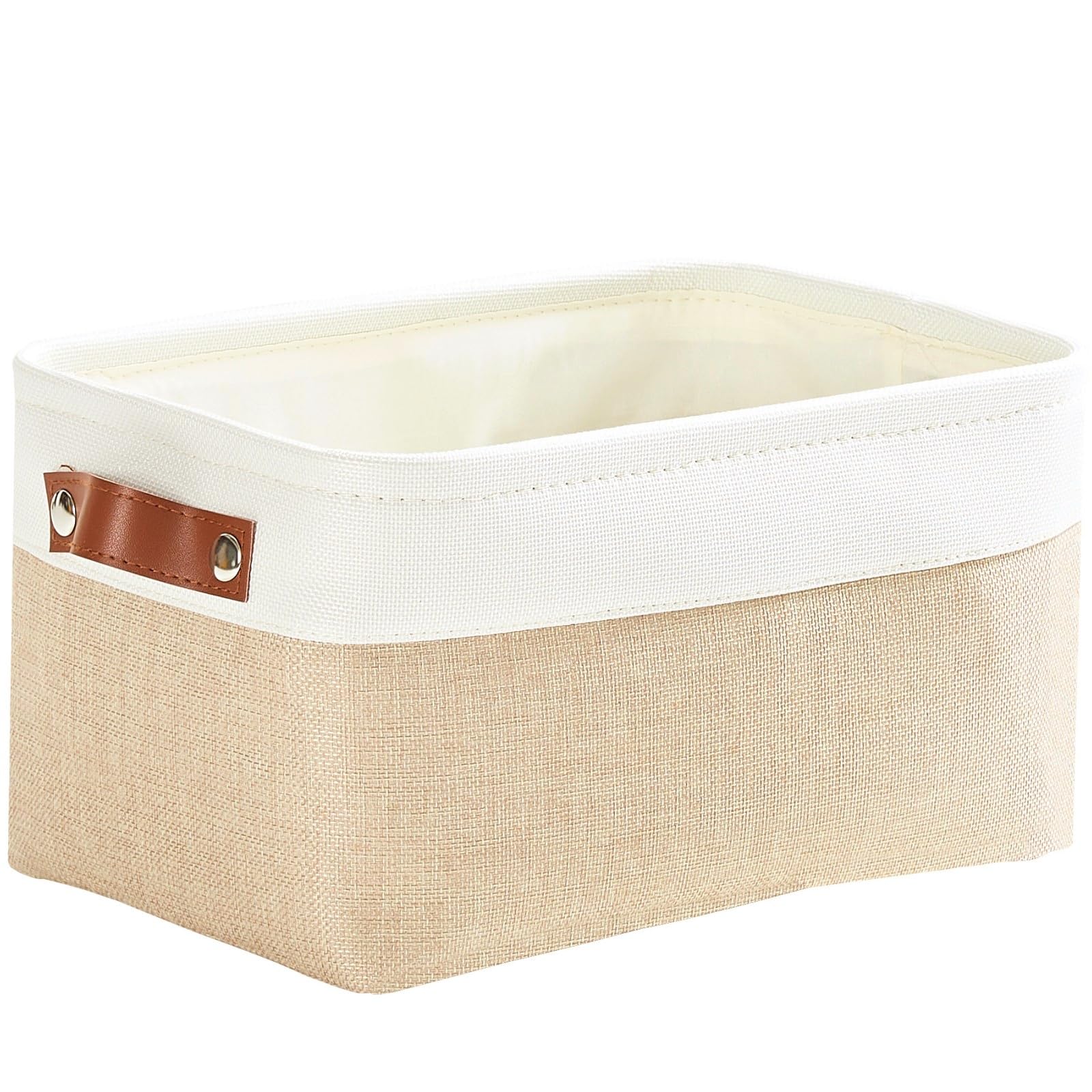 Mangata Fabric Storage Boxes, Thickened Canvas Storage Baskets with Handle for S