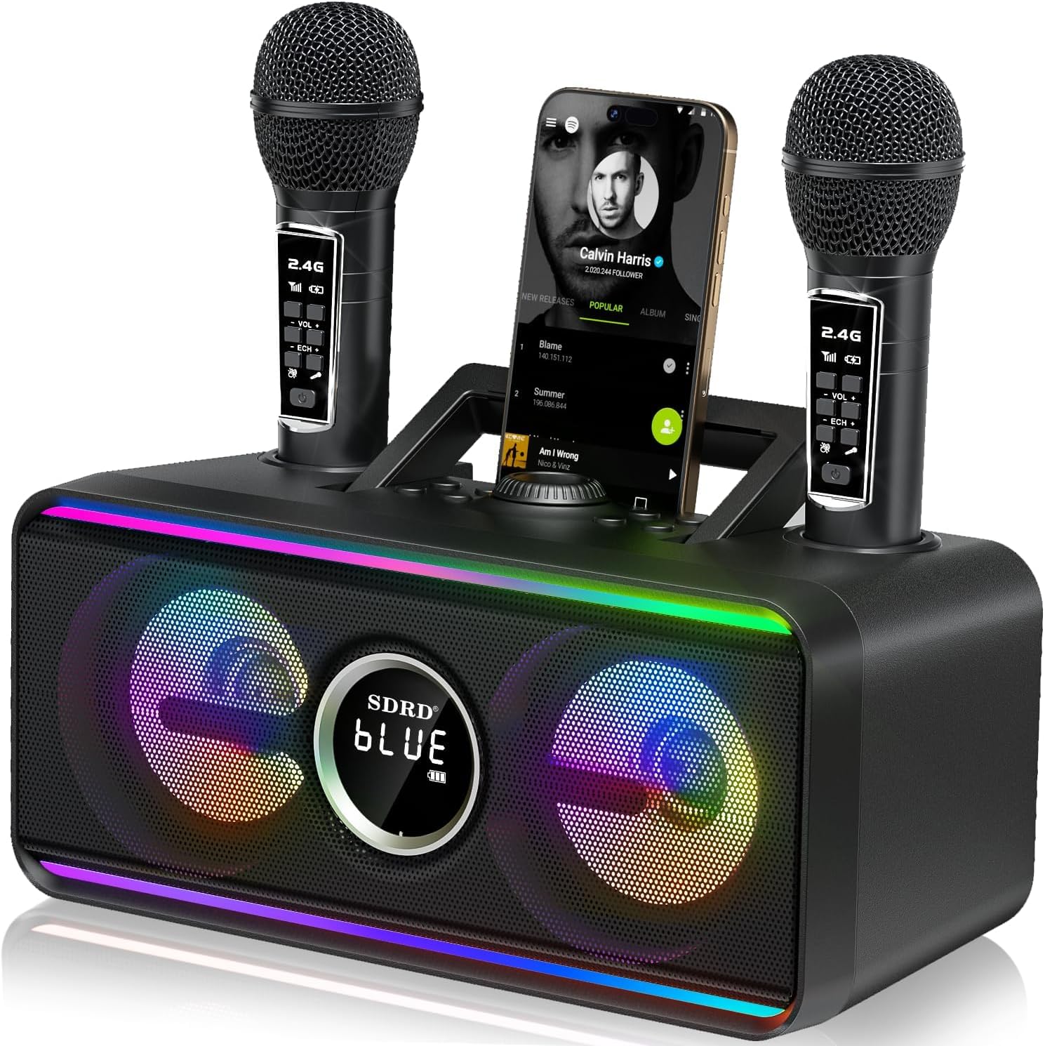 SD-216 Karaoke Machine for Adults Children - White