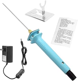 Foam Cutting Pen with Adaptor,18W Electric Hot Wire Cutter Machine Pen 10CM Styrofoam Foam Cutting Tool with Stand and Instruction Manual for Model Making,Handcraft