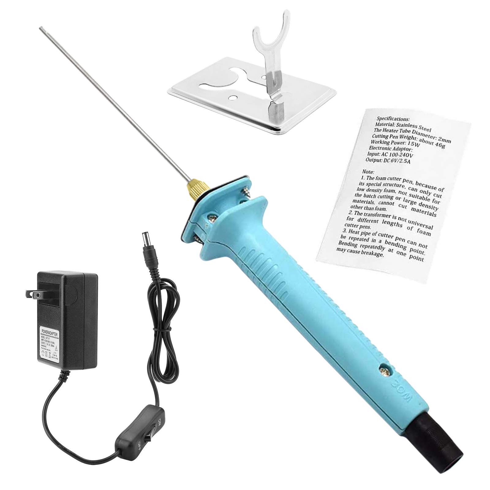 Foam Cutting Pen with Adaptor,18W Electric Hot Wire Cutter Machine Pen 10CM Styr