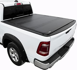 LAX Aluminum Hard Flip Back Low-Profile Tri-Fold Truck Bed Tonneau Cover for 2019-2026 Ram 1500 NEW Body (NOT for Classic Body OR RAM 2500) 6'4" Bed Without RamBox (76.3")
