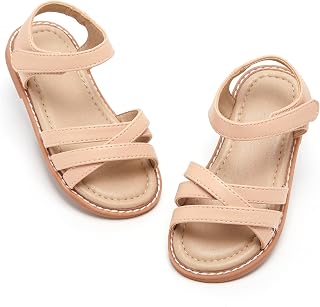 Felix & Flora Girls Sandals Summer Party Shoes Lightweight Open Toe Beach Holiday Shoes