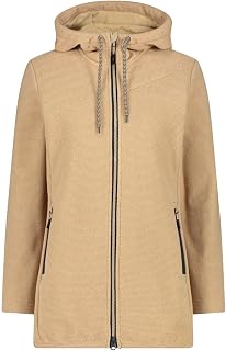 CMP Giacca Da Donna In Pile Knit Tech Con Cappuccio Fisso Jacket Donna