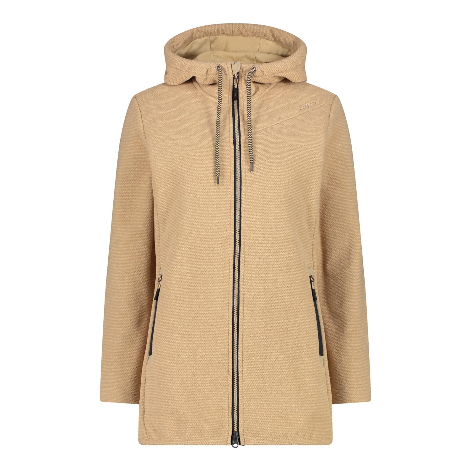CMP Giacca Da Donna In Pile Knit Tech Con Cappuccio Fisso Jacket Donna