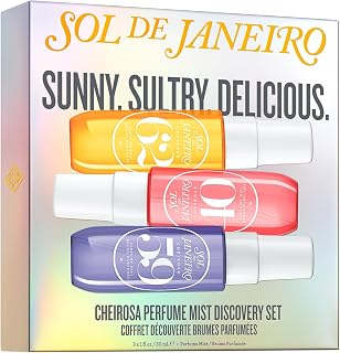 Sol de Janeiro Cheirosa Perfume Mist Discovery Set Cheirosa 62, 40, and 59 | Beauty Minis, 3 x 1 fl oz., Gift Set