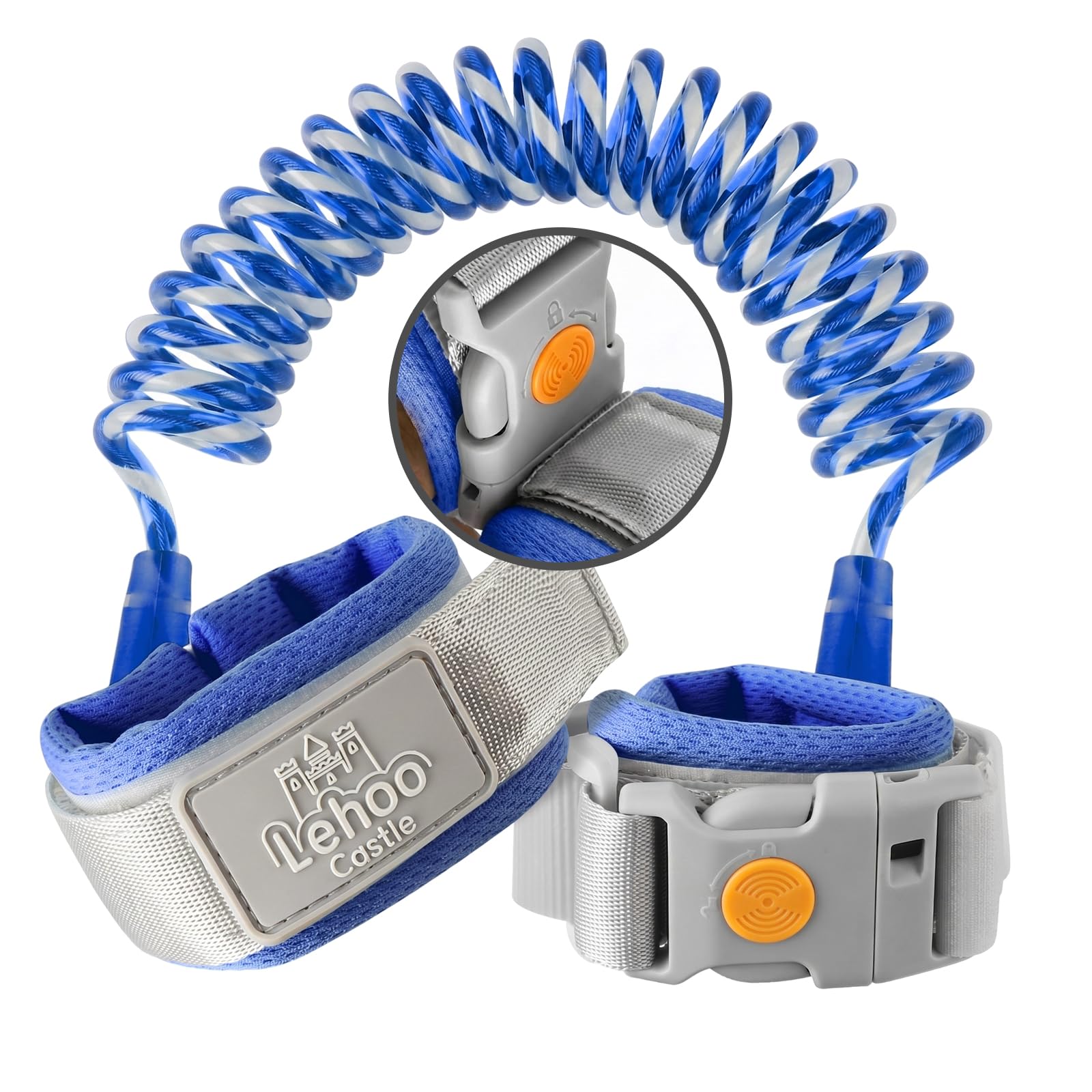 Lehoo Castle 1.5m Toddler Reins, Anti-Lost Wrist Link with Magnetic Lock | Paren