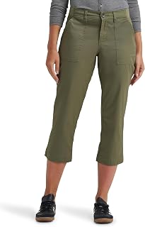Lee Womens Ultra Lux Comfort with Flex-to-go Utility Capri PantPants