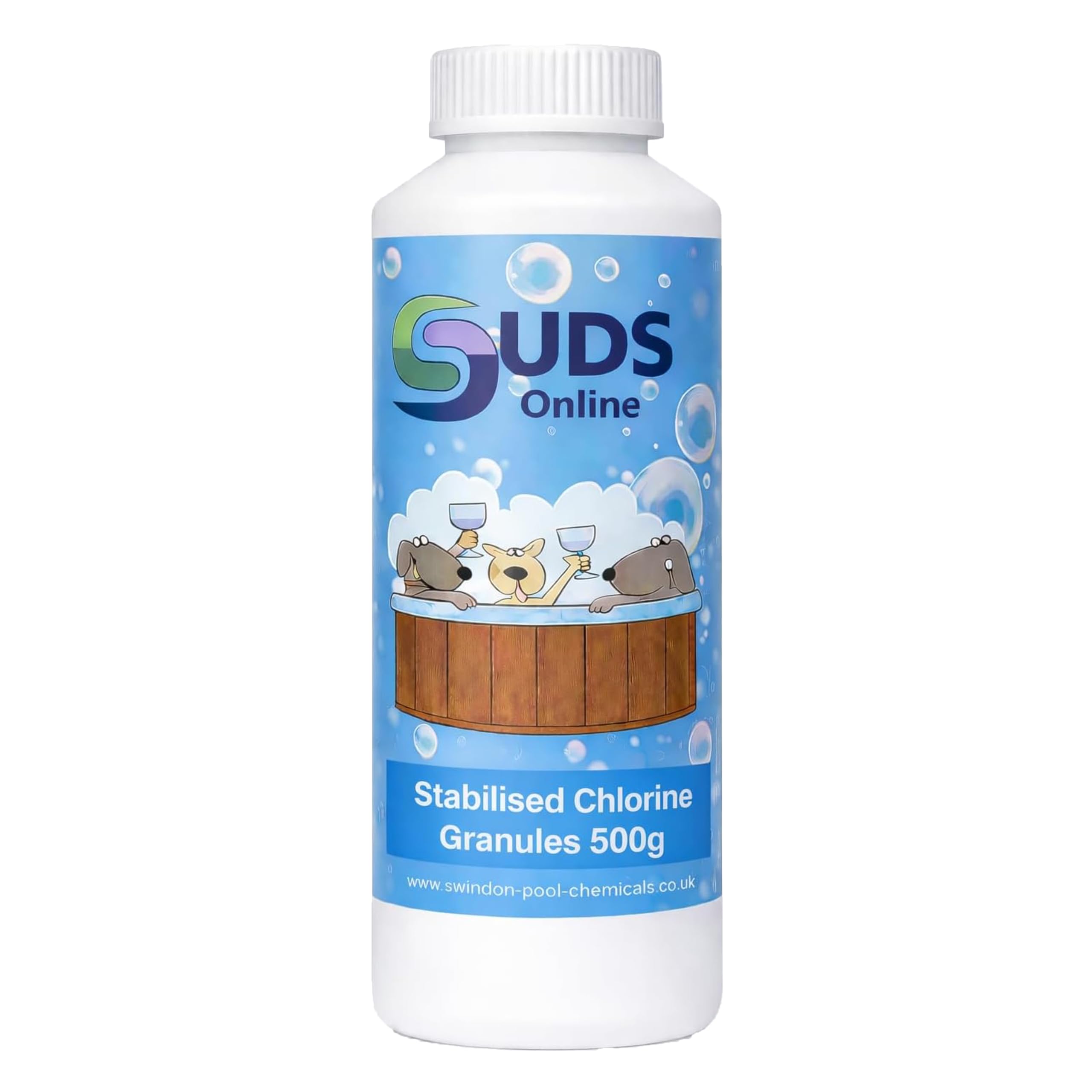SUDS-ONLINE 500G Stabalised Chlorine Granules - Swimming Pool Chemicals & Spa