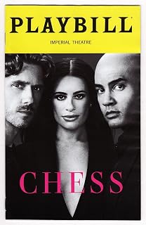 Aaron Tveit "CHESS" Lea Michele/Nicholas Christopher/Benny Andersson/Bjorn Ulvaeus/ABBA/Tim Rice/October 2025 Broadway Preview Playbill