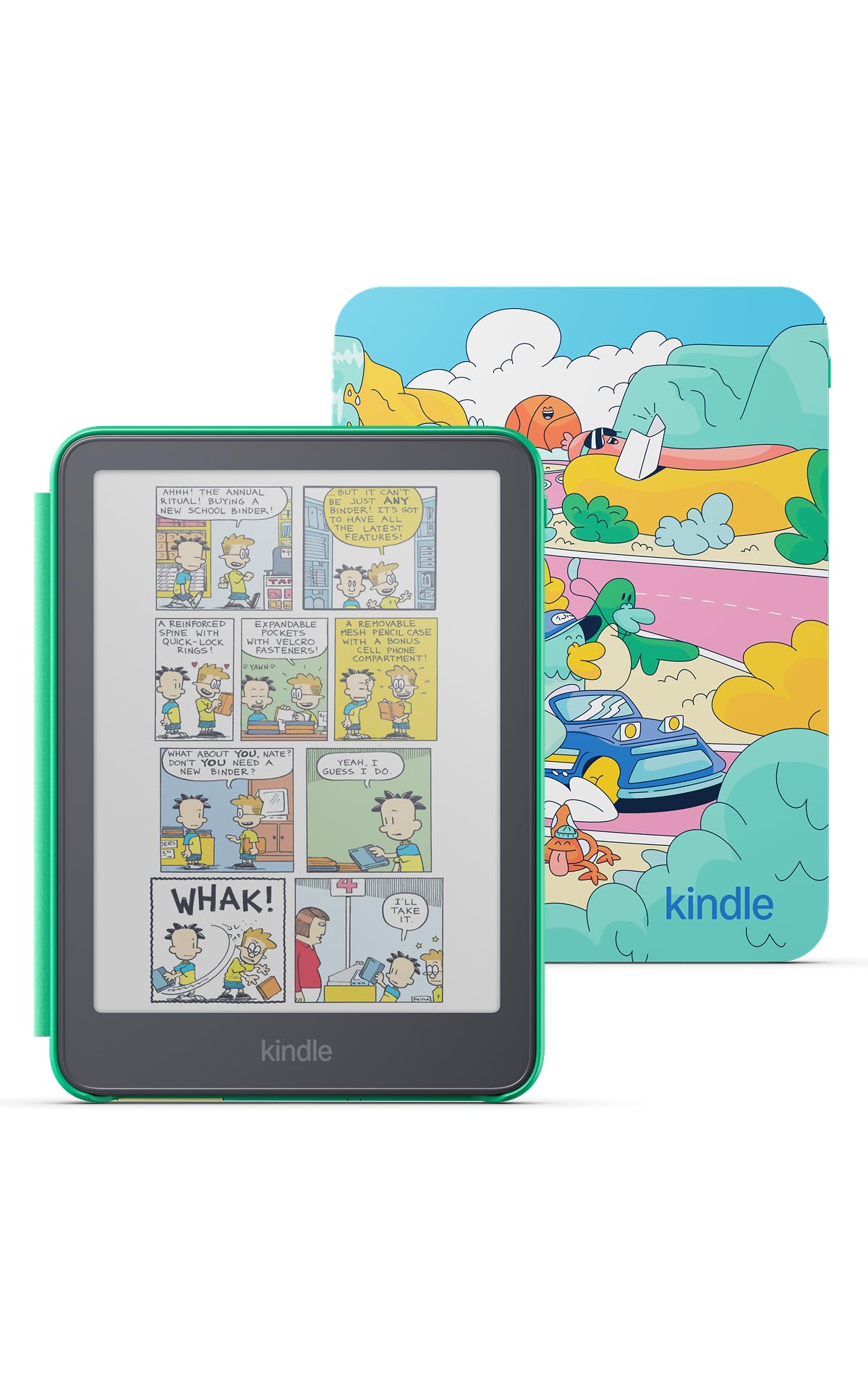 Amazon Kids Kindle Colorsoft 16GB (newest model), Thinner and lighter, 7" c