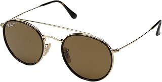 Ray-Ban Unisex's Rb 3647N Sunglasses, Gold, 51