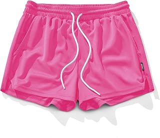 AIMPACT Mens Mesh Running Shorts Quick Dry Gym Athletic Workout Shorts with Pockets