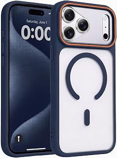 Magnetic Case for iPhone 17 Pro Max, Compatible with MagSafe, Deep Blue