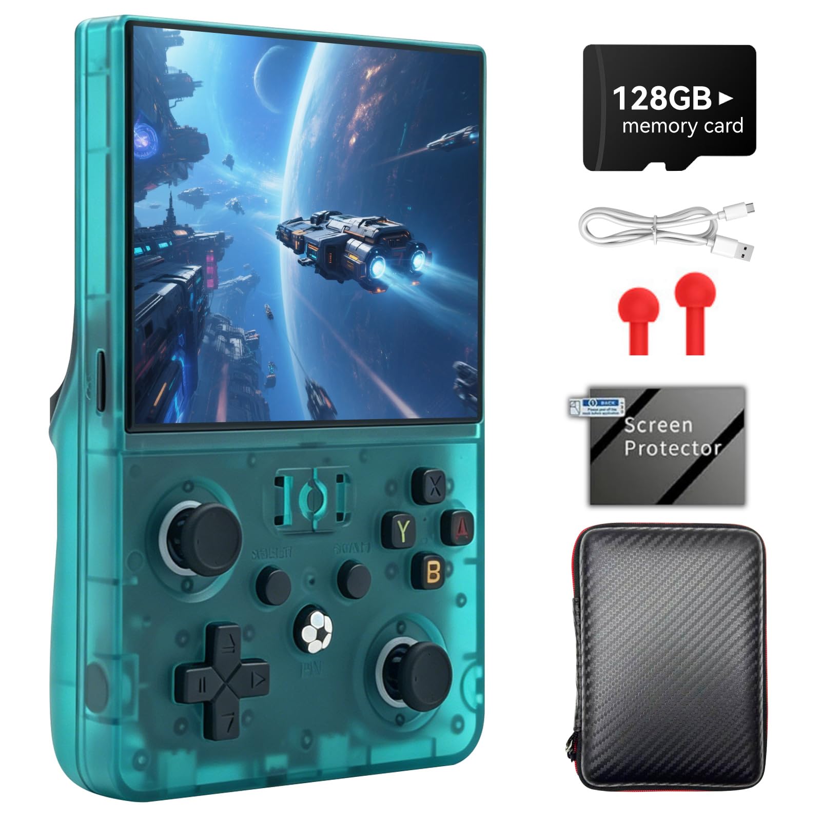 R36MAX 2 Retro Handheld Game Console, 4.5" IPS HD Display