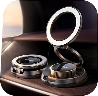 LISEN Suction Phone Mount for Vacuum for iPhone 18 Pro Max Car Mount Holder [All-Metal &amp; Nano Gel 98+LBS Suction], 360 Adjustable Magnetic Phone Holder for Car Magsafe Car Mount for iPhone 18 17 16