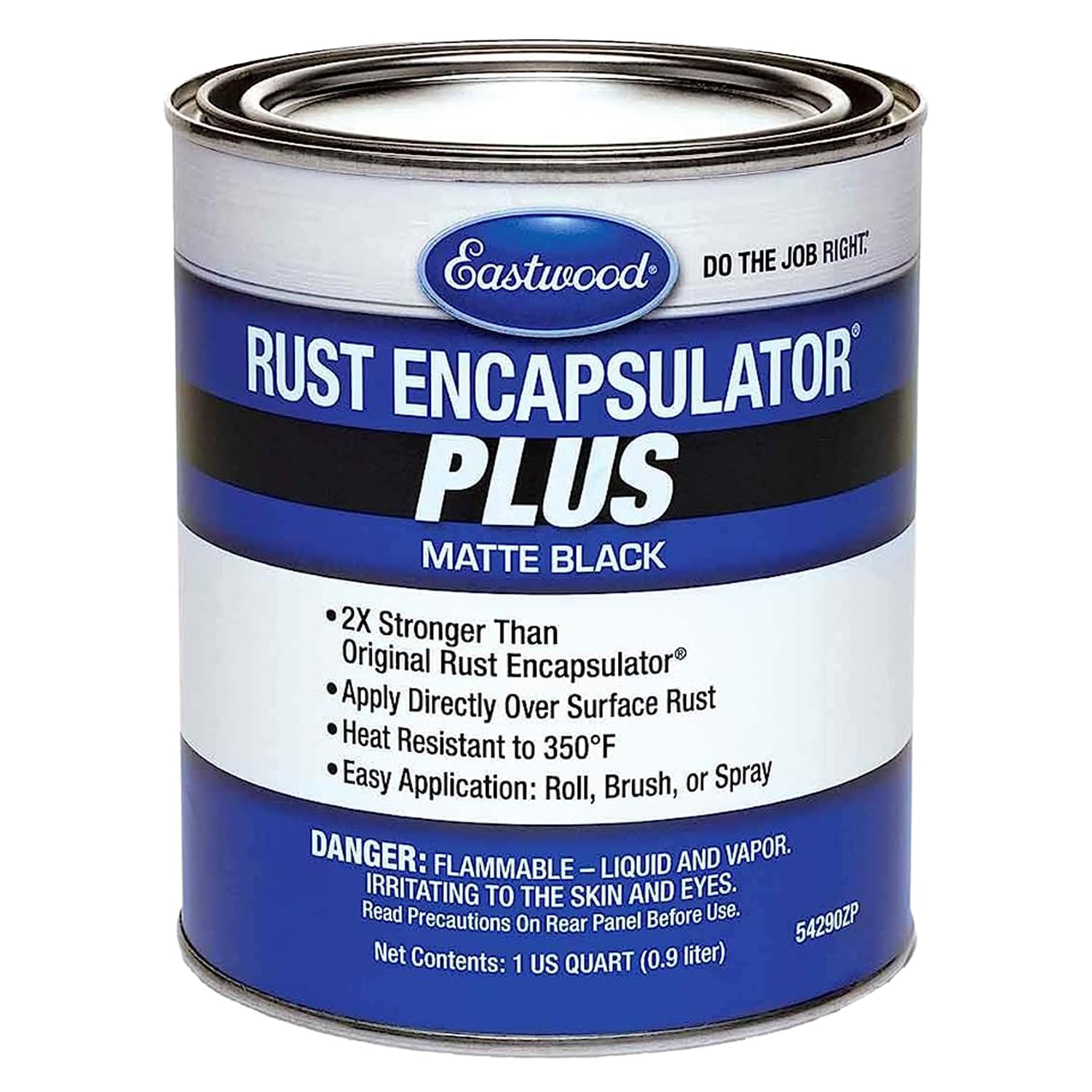 Eastwood Matte Black Rust Encapsulator Plus | Long Lasting Durable Finish 1 Coat