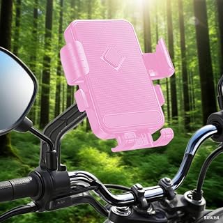 Bike Phone Mount, Motorcycle Phone Holder, Super Easy to Install, Cell Phone Clamp for Handlebar, Phone Clip for iPhone, S10, S20, etc 4.7" Smartphones
