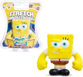 Basic Fun Stretch Armstrong SpongeBob SquarePants Figure – 7.5cm Stretchy SpongeBob Toy, Squishy & Stretchable Collectible for Kids & Fans