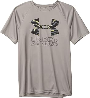 Under Armour 1354000 Boys' Tech Hybrid Print Fill Logo T-Shirt (Training)