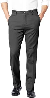Dockers Men's Easy Khaki Slim Fit Trousers, Storm Heather - Grey, 33W / 30L