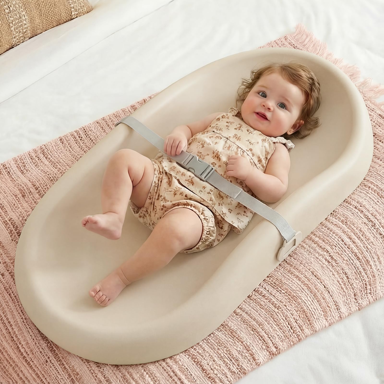 Mallify Baby Changing Pad with Waterproof and Non-Toxic Surface, Changing Table 