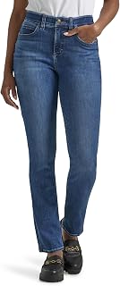 Lee Womens Ultra Lux Comfort with Flex Motion Straight Leg JeanJeans