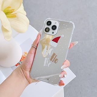 Compatible with iPhone 13 Pro Max Case (Military Grade Drop Protection) Christmas Phone Case Gifts TPU Shockproof Phone Cover SDM-13Pro Max-DJ