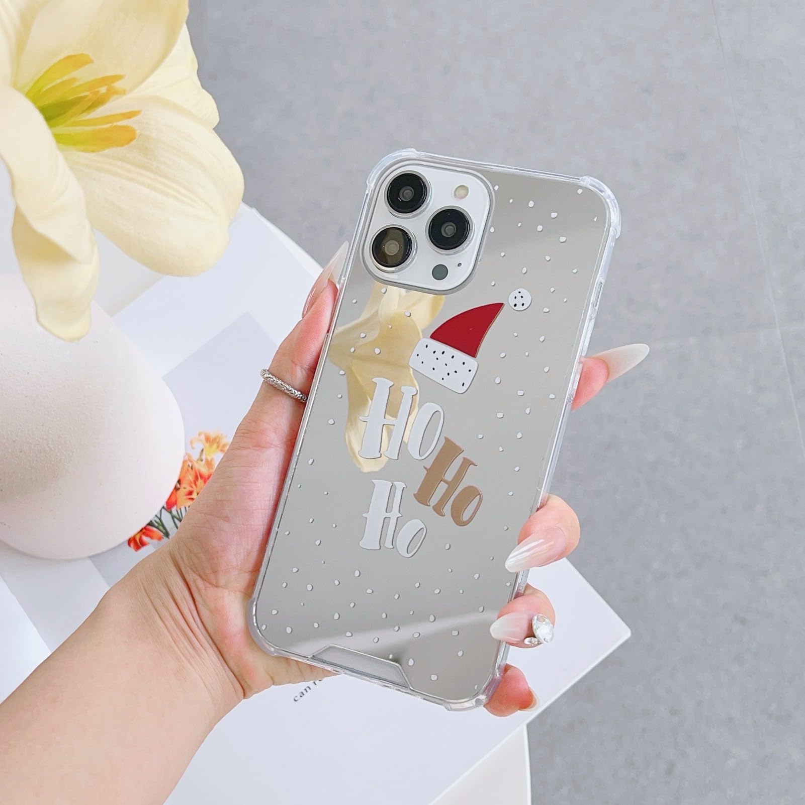 Compatible with iPhone 13 Pro Max Case (Military Grade Drop Protection) Christma
