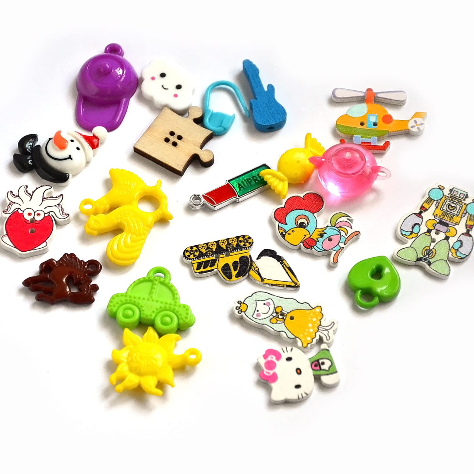 Medium Mixed I Spy trinkets, Set of 20 trinkets