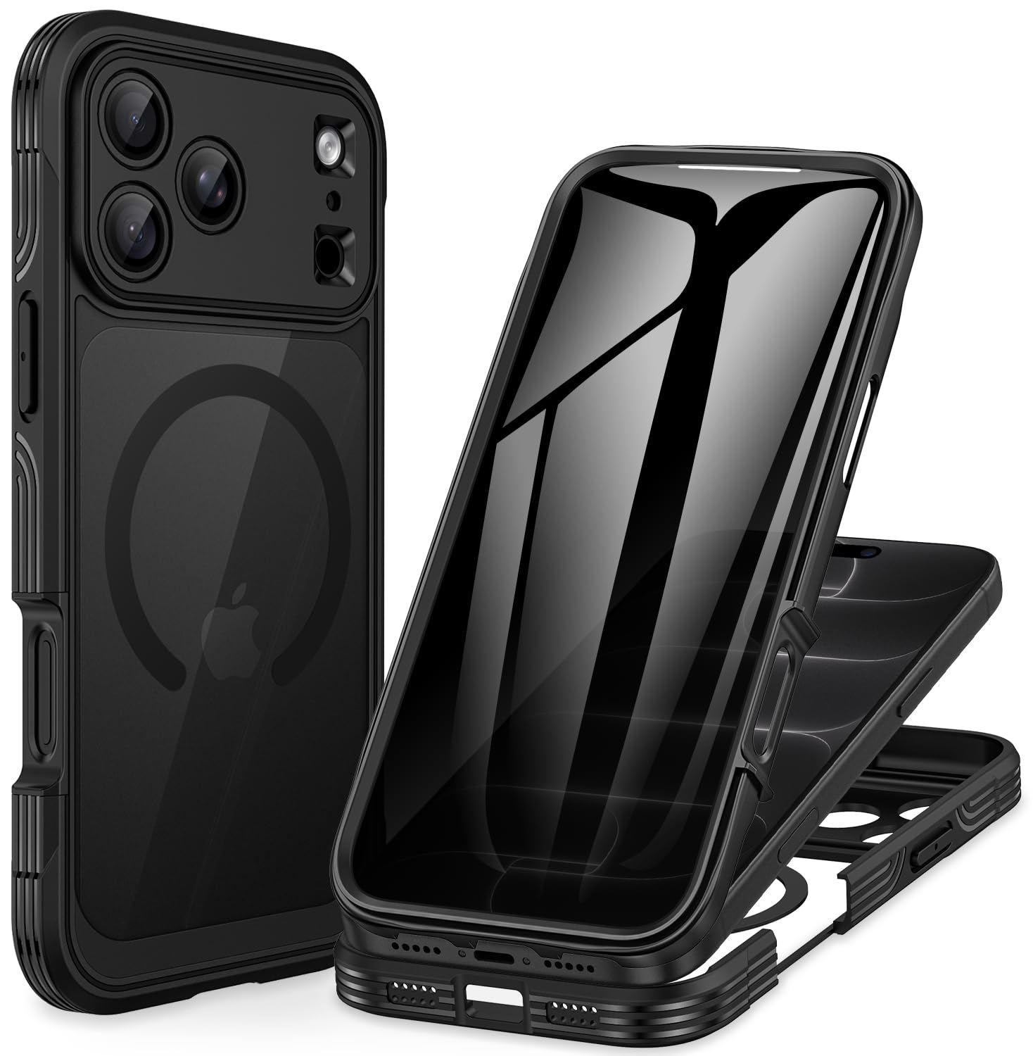 CENHUFO Privacy for iPhone 18 Pro Max Case/Privacy for iPhone 17 Pro Max Case,Co