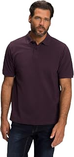 JP 1880 Pique Polo Shirt with Shirt Collar and Button, Up to Size 8XL Men's Polo T-Shirt (Pack of 1)
