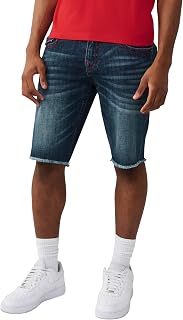 True Religion Men’s Ricky Frayed Hem Denim Short | Frayed Hem
