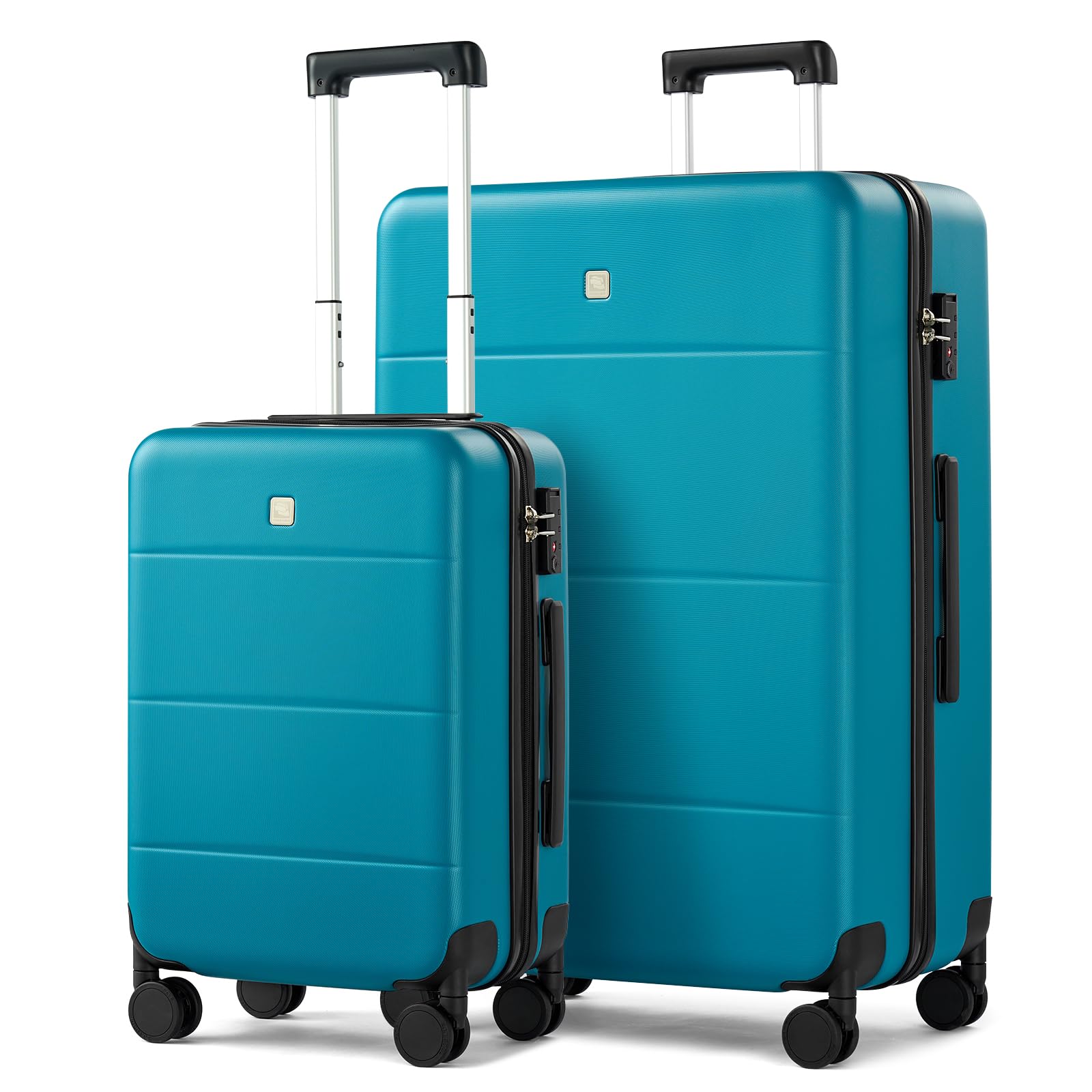 Hanke 2 Piece Hard Shell Luggage Sets with Spinner Wheels Carry On Suitcase Set 