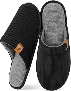VeraCosy Breathable Slippers Men Memory Foam Indoor Slippers