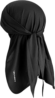 YANIKY Bandanas Skull Caps for Men, Do Rag Women Breathable Helmet Liner