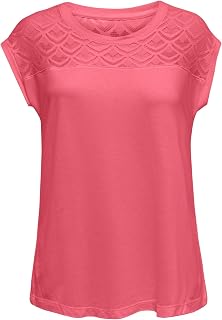 Only Women Onlnicole S/S Mix Top Noos T-Shirt