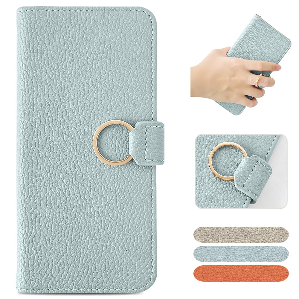 MAGICASE Wallet Style Case for iPhone 8/7/6/6S/SE (3rd/2nd Gen), Ring & Strap Ho