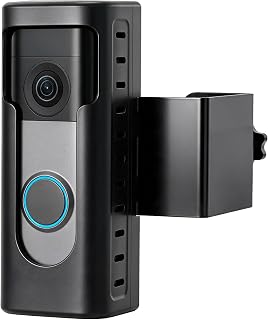 KIMILAR Anti-Theft Doorbell Mount Compatible with Ring/Blink(2026 Release) | For 2026 Ring/Blink Battery Doorbell 2K/2K Plus/4K Pro(2nd Gen), No-dirll Doorbell Kits or Apartments, Rentals